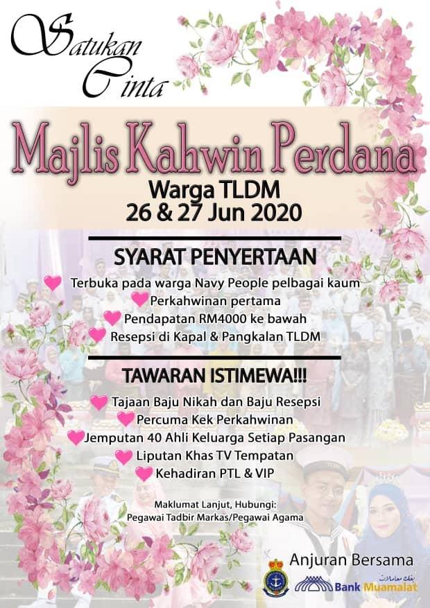 Majlis Kahwin Perdana Untuk Warga TLDM