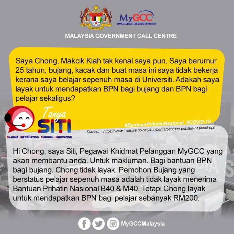 Pelajar Universiti dan Cukup Syarat Permohonan Bujang BPN, Adakah Akan Terima Bantuan BPN Pelajar dan Bujang Sekaligus? Baca Ini