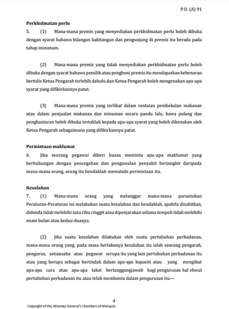 Perintah Kawalan Pergerakan Digazet