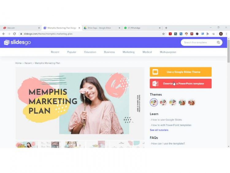 Bosan Asyik Guna Template Powerpoint Yang Sama, Ini Cara Download Template Powerpoint Yang Menarik & Aesthetic