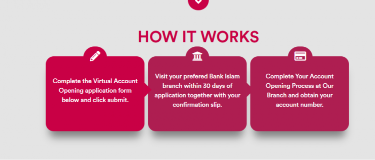 Cara Buka Akaun Bank Islam Online Melalui Virtual Account Opening (VOA)