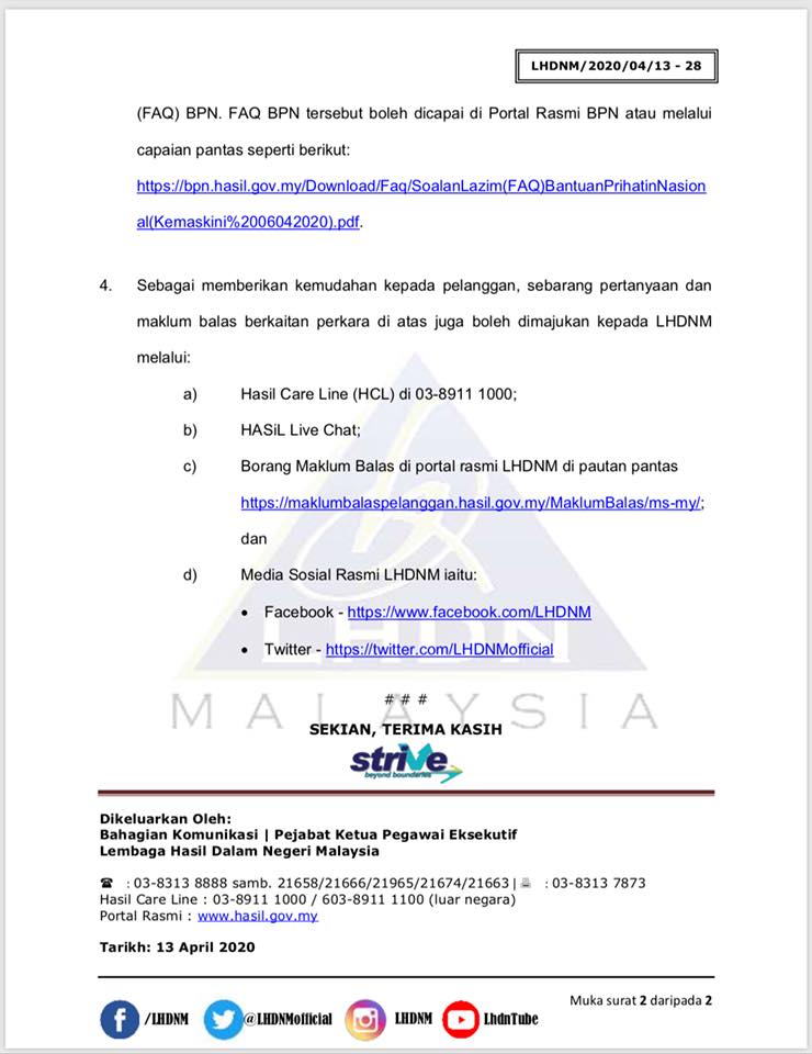 Kemaskini Maklumat Akaun Bank Untuk Pembayaran BPN Kini Dibenarkan. Ini Cara Untuk Anda Buat Kemaskini