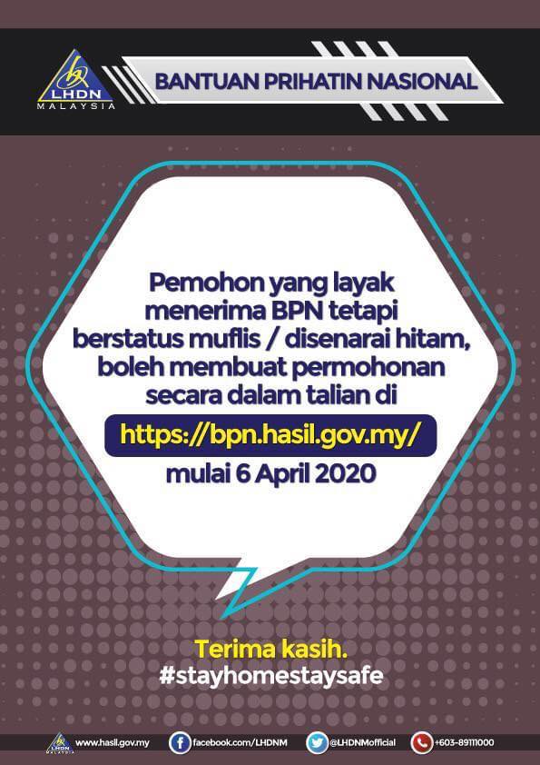 Permohonan BPN Kini Dibuka Kepada Pemohon Berstatus Muflis & Disenarai Hitam