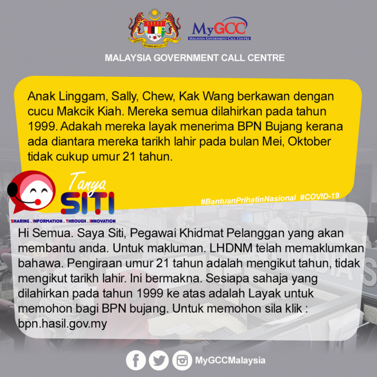 Saya Berumur 20 Tahun 1 Bulan. Masih Belum Cukup 21 Tahun. Adakah Permohonan Bujang Mengikut Tarikh Lahir Atau Tahun Lahir?