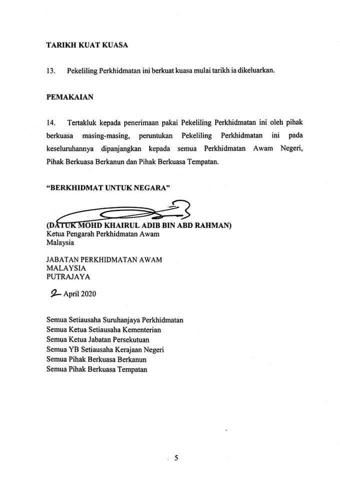 Bayaran Khas RM500 Penjawat Awam, Ini Senarai Penjawat Awam Yang Layak Terima Bantuan Berdasarkan Pekeliling JPA