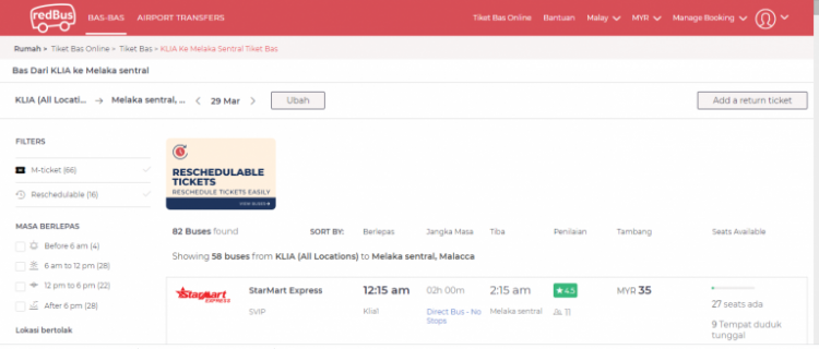 Cara Beli Tiket Bas Online Ke Seluruh Negeri Di Semenanjung Malaysia
