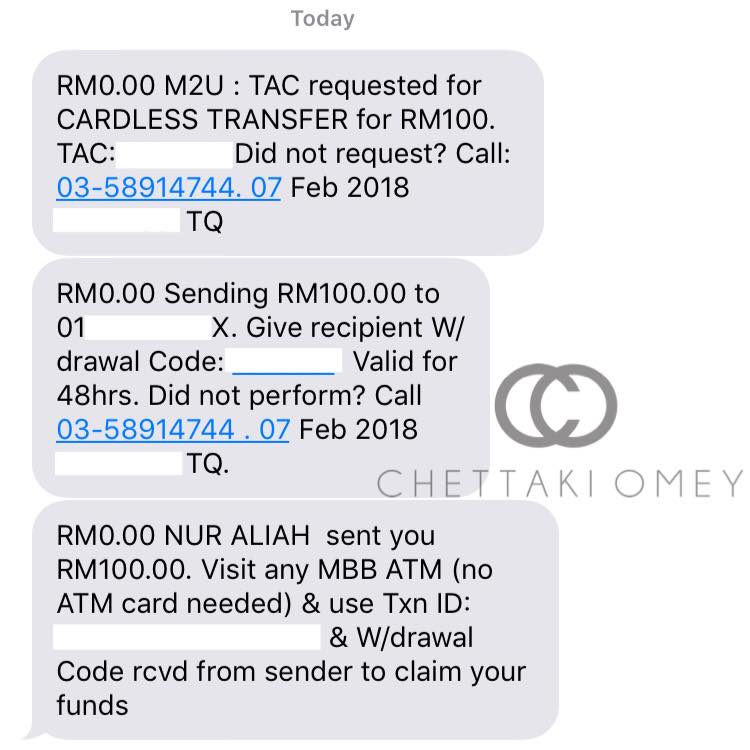 Cara Keluarkan Duit Di Mesin ATM Tanpa Menggunakan Kad Bank
