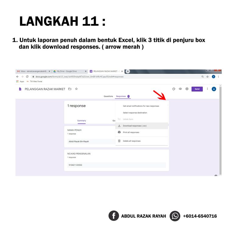 Cara Paling Mudah Buat QR Code Link Terus Ke Google Form
