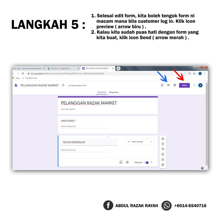 Cara Paling Mudah Buat QR Code Link Terus Ke Google Form