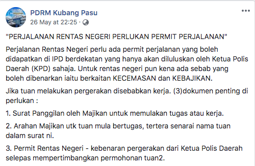 Pergerakan Atas Alasan Bekerja Perlu Anda Ada 3 Dokumen Penting Ini PDRM