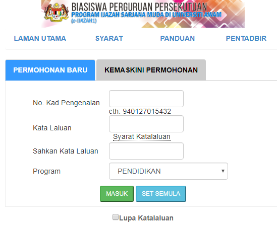 Permohonan Biasiswa Ijazah Sarjana Muda Pendidikan (ISMP) Di Buka