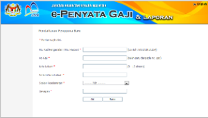 Semak Gaji Online
