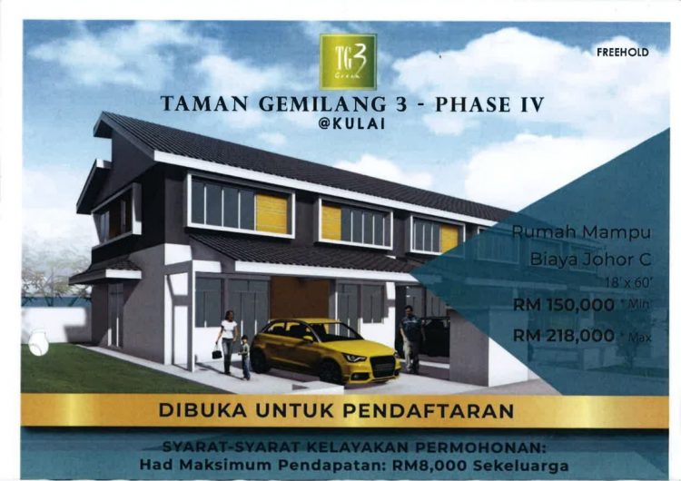 Mohon Rumah Mampu Milik Johor: Syarat Kelayakan & Permohonan Online