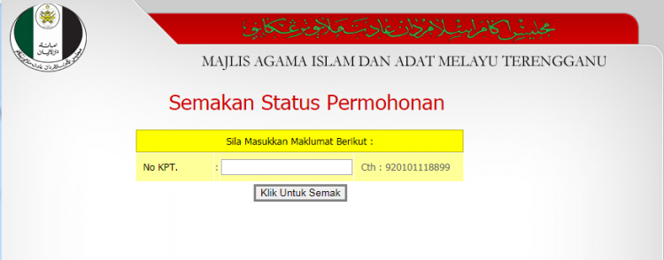 Permohonan & Semakan Online Bantuan MAIDAM 2020