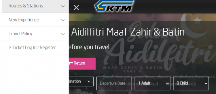 KTMB Online: Cara Login Dan Beli e-Ticket ETS Secara Online