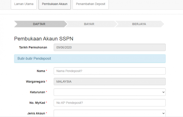 Cara Buka Akaun SSPN Online, Tak Perlu Beratur Di Kaunter Mudah & Cepat