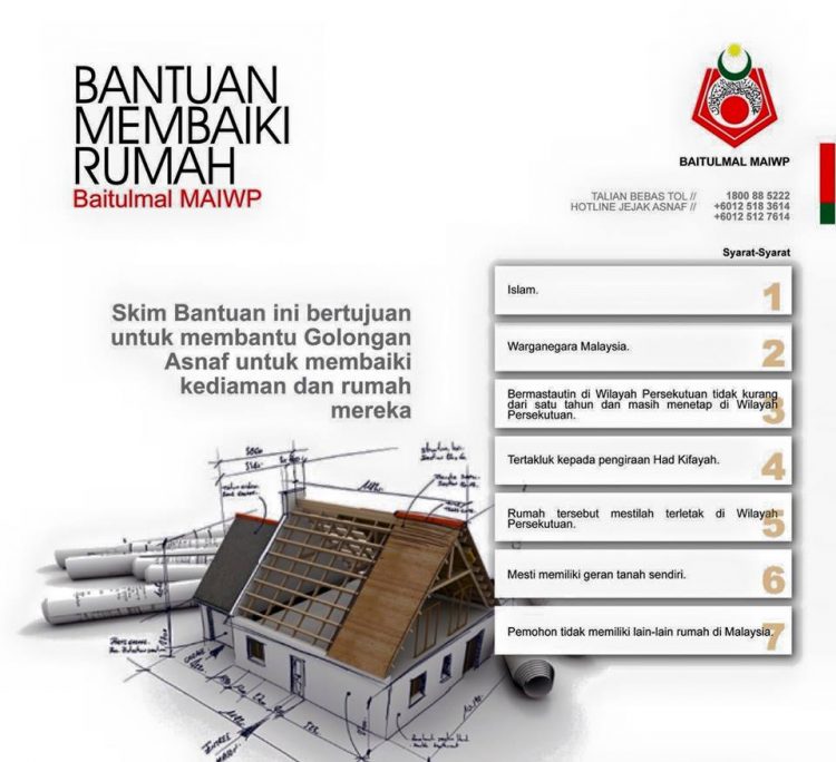 Permohonan Bantuan Membina atau Membaiki Rumah MAIWP