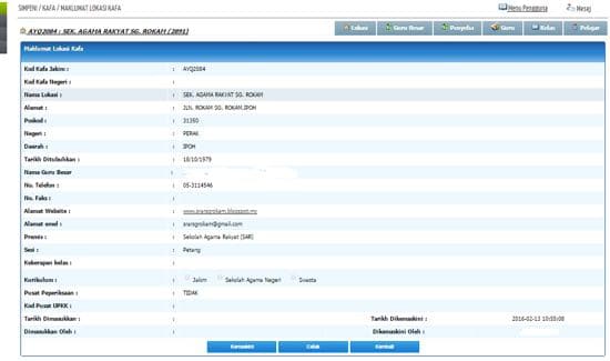 Simpeni Kafa: Login Portal Maklumat Pendidikan Islam Online