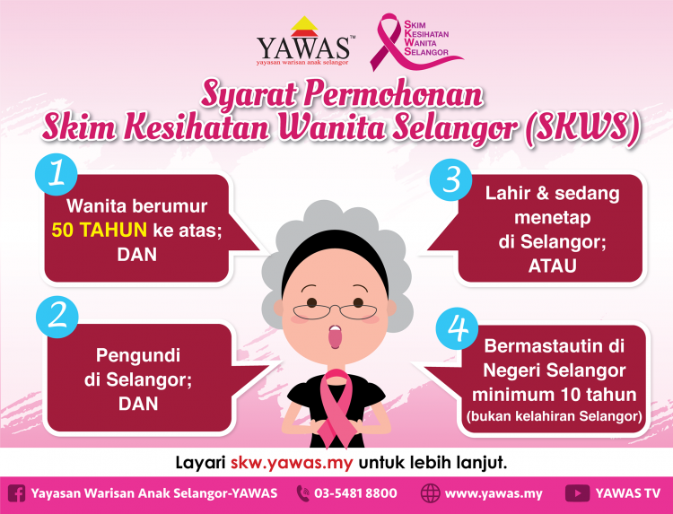 Permohonan Skim Kesihatan Wanita (SKWS) Kini Dibuka