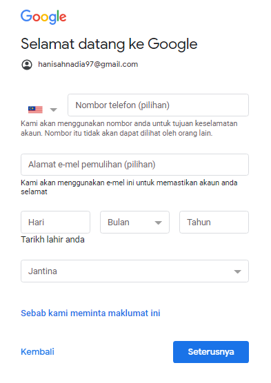 Panduan Lengkap Untuk Daftar Akaun Gmail