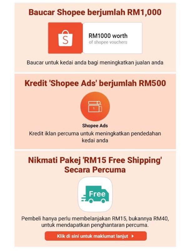 Kempen E-Dagang PENJANA: Usahawan PKS Terima RM1,500 Dari Shopee