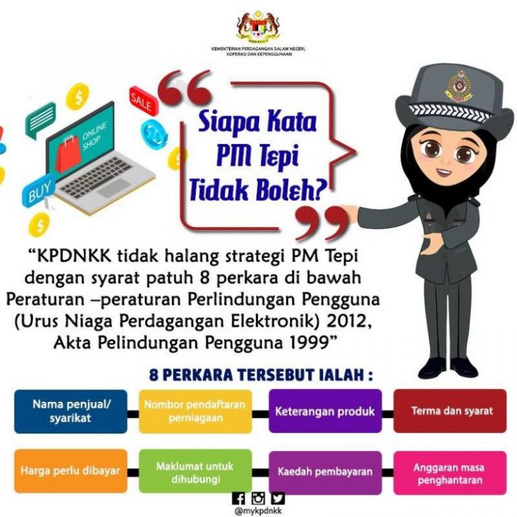 "PM Tepi" Boleh Didenda RM50,000, Ini Cara Buat Aduan Jika Peniaga Tidak Pamer Harga