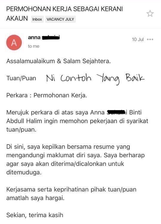 8 Contoh Email Memohon Kerja, Jangan Biarkan Email Kosong