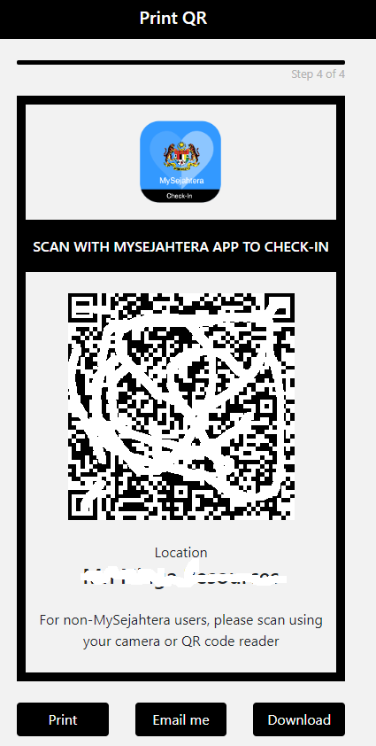 Cara Mudah Buat QR Code MySejahtera Untuk Premis Perniagaan