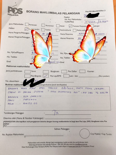 Langkah Mudah Claim Gantirugi Maksima RM300 Jika Barang Poslaju Hilang