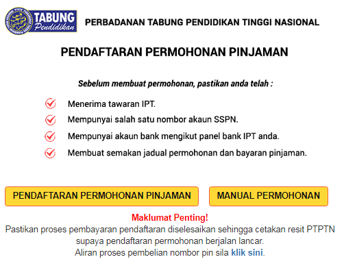 Semak Tarikh Permohonan PTPTN 2020 Atas Talian & Cara Mohon PTPTN