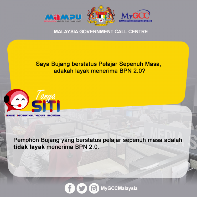 Adakah Pelajar Sepenuh Masa & Separuh Masa Layak Menerima BPN 2.0?