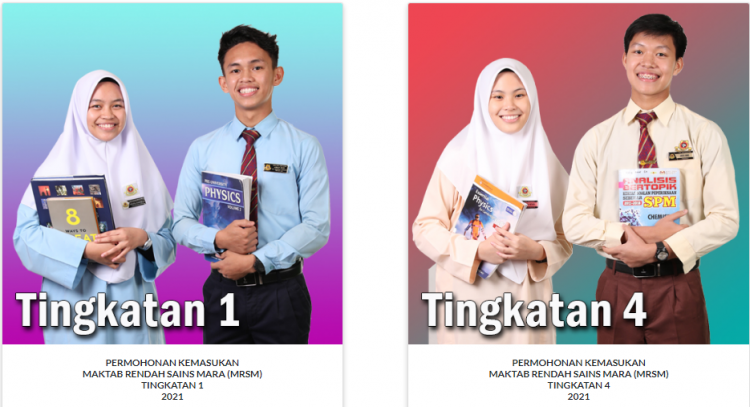 Panduan Permohonan Kemasukan Ke MRSM Tingkatan 1 & 4 Tahun 2021