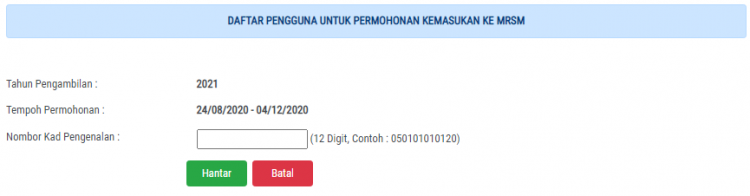 Panduan Permohonan Kemasukan Ke MRSM Tingkatan 1 & 4 Tahun 2021