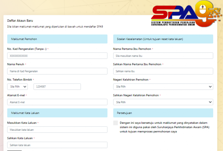 Daftar SPA9: Cara Login & Kemaskini Permohonan Kerja Suruhanjaya Perkhidmatan Awam