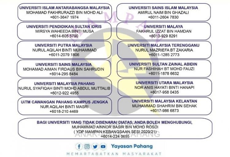 Mohon Bantuan Anak Pahang Yang Terkesan Dengan Penundaan Pendaftaran Ke IPTA