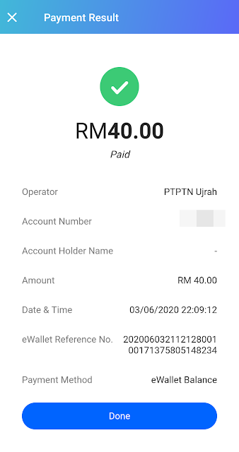 Bayar Pinjaman PTPTN Melalui e-Wallet Dengan Langkah Mudah Ini