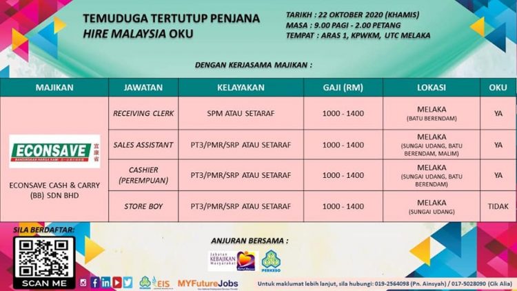 Program Ekspo Pekerjaan OKU Peluang Kerjaya Buat Golongan OKU Malaysia