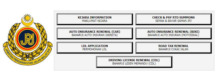 Cara Renew Lesen Memandu Secara Online