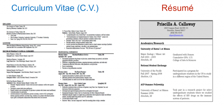 Perbezaan Antara Resume Dan CV Yang Ramai Masih Keliru