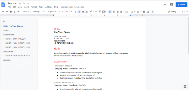 Sangat Mudah, Ini Cara Buat Resume Menggunakan Google Docs. Siap Dengan Template