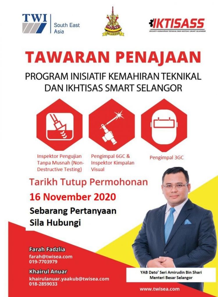 Tawaran Penajaan Program Inisiatif Kemahiran Teknikal Dan Ikhtisas Smart Selangor