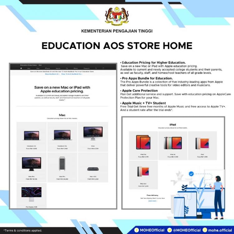 Bantuan Peranti Buat Pelajar IPT Kini Sudah Boleh Dituntut. Dapatkan Sekarang