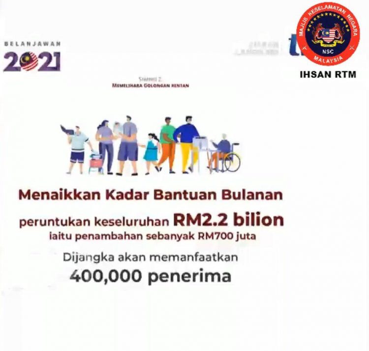 Kadar Bantuan Kebajikan Warga Emas & OKU Dinaikkan Sehingga RM500 Sebulan. Ini Cara Mohon