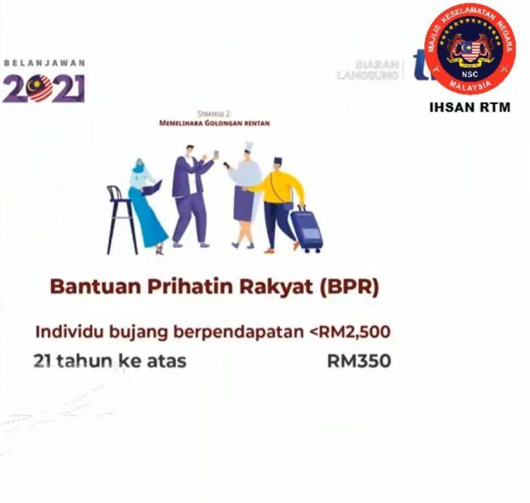 Kadar Bantuan Prihatin Rakyat (BPR) Terkini Mengikut Kategori & Pendapatan