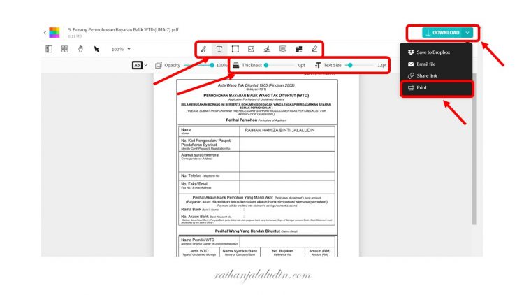 Tak Perlu Print Pun, Ini Cara Isi Dokumen Di PDF Dengan Mudah