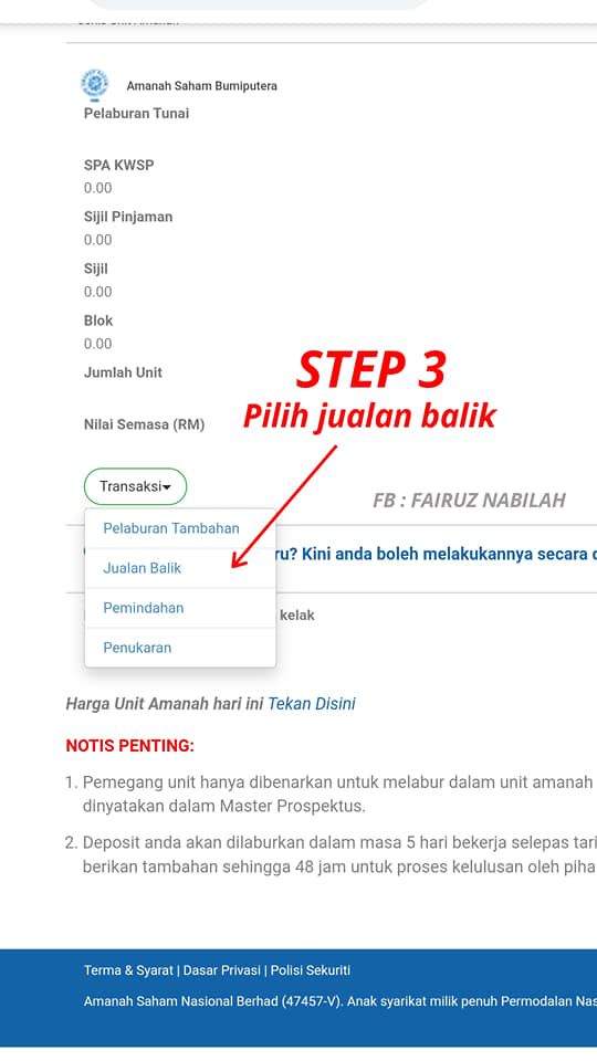 Pengeluaran Duit ASB Secara Online Dengan Mudah. Rujuk Panduan Lengkap Bergambar Ini
