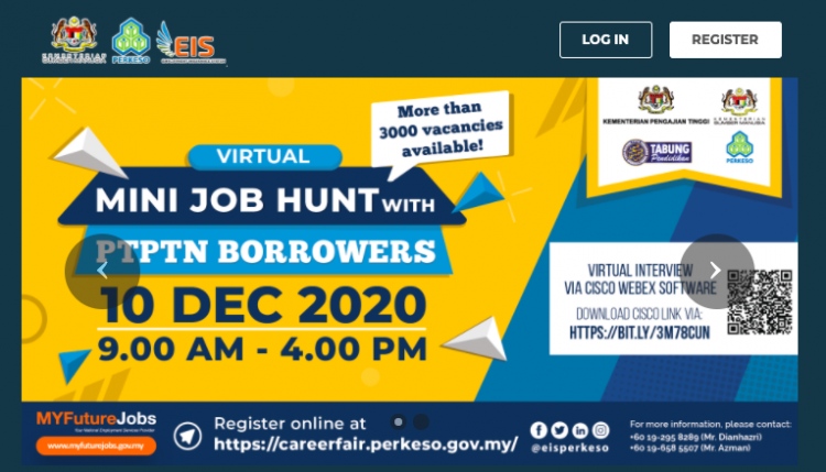 Lebih 3,000  Peluang Kerjaya: Daftar Mini Job Hunt PERKESO Untuk Sesi Temuduga Secara Dalam Talian