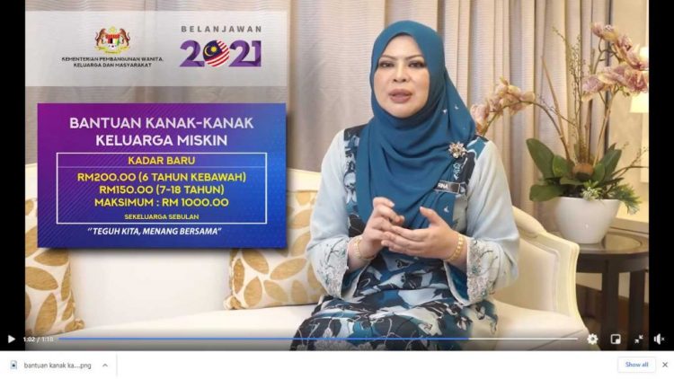 Mohon Bantuan Kanak-Kanak JKM: Terima RM200 Sebulan Setiap Anak (Maksimum RM1000)