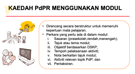 Manual PdPR KPM: Kaedah Pembelajaran & Pengajaran Di Rumah