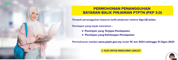 Mohon Lanjutan Penangguhan Bayaran Balik Pinjaman PTPTN Dengan 3 Langkah Mudah Ini
